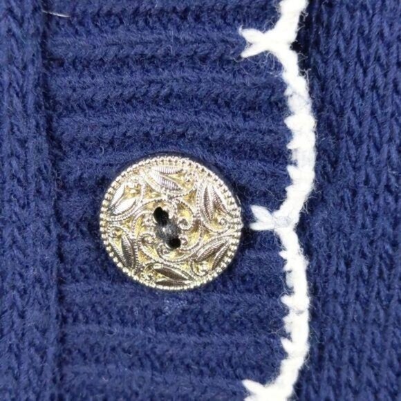 Nutcracker Christmas Sweater Cardigan Women's Button down size M - Picture 8 of 13